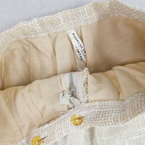 Vintage 70's Union Label Burlap Cream XS - Picture 3 of 4